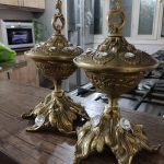 میز سه فرشته تمام برنز شیک و زیبا