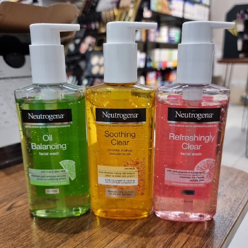 انواع ژل های شستشوی صورت نیتروژنا