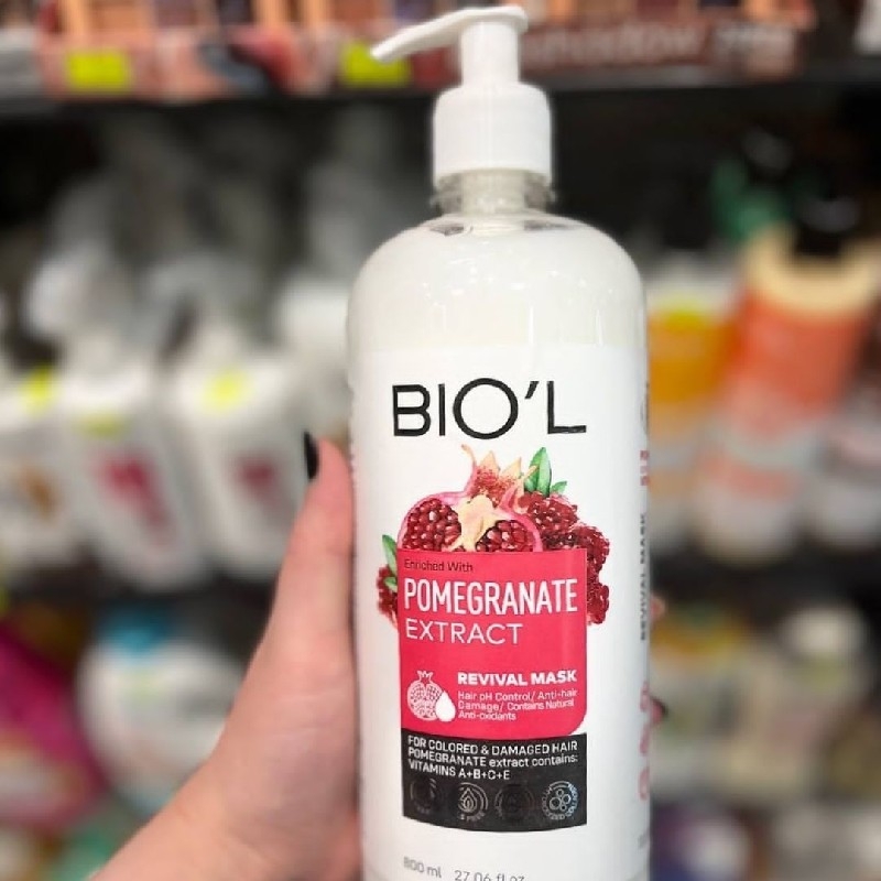 ماسک مو داخل حمام انار بیول