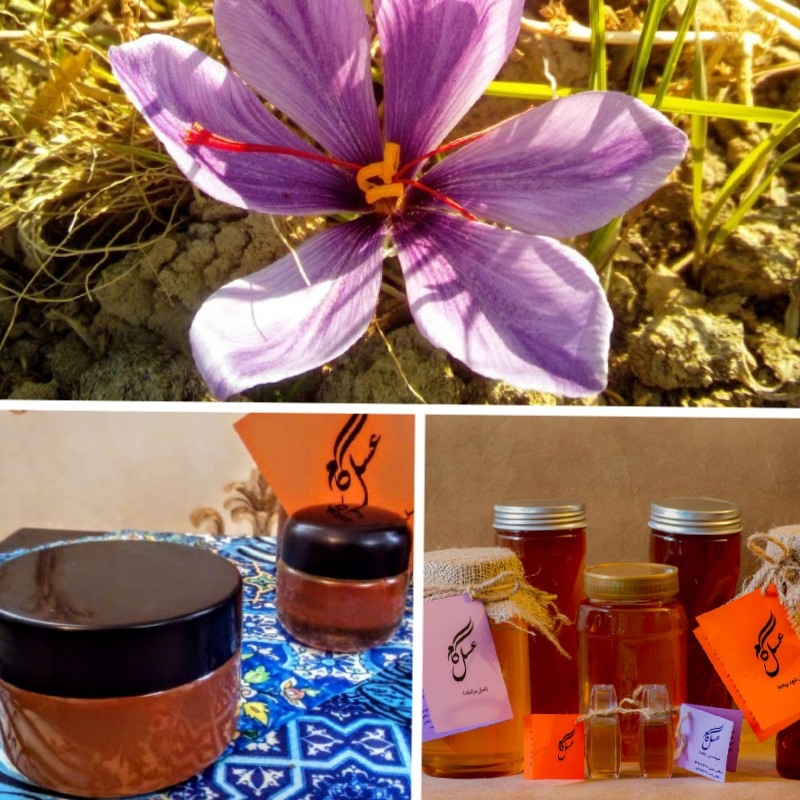 عسل طبیعی درمانی، ژل رویال، زعفران امسالی