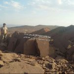 فروش سنگ مالون مستقیم از معدن دماوند قهوه‌ای رنگ مختلف برش درپوش ستون محمدی در تهران سنگ مالون ورقه ای