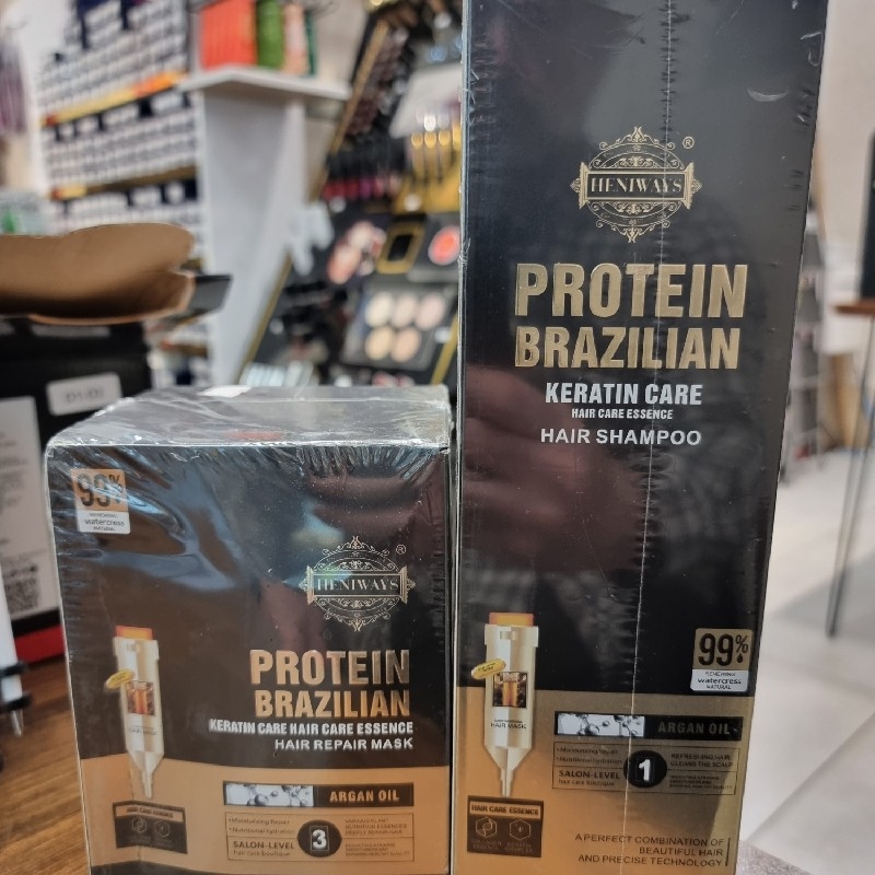 شامپو و ماسک مو کراتین پروتئین برزیل