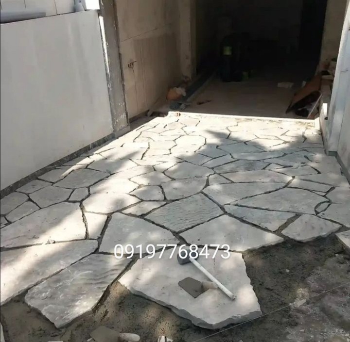 اجرای سنگ لاشه نصب سنگ لاشه