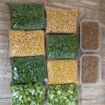 فینگر فود و سبزیجات خورد کرده و سرخ کرده